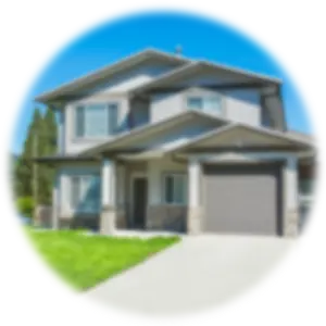 Family with New Home